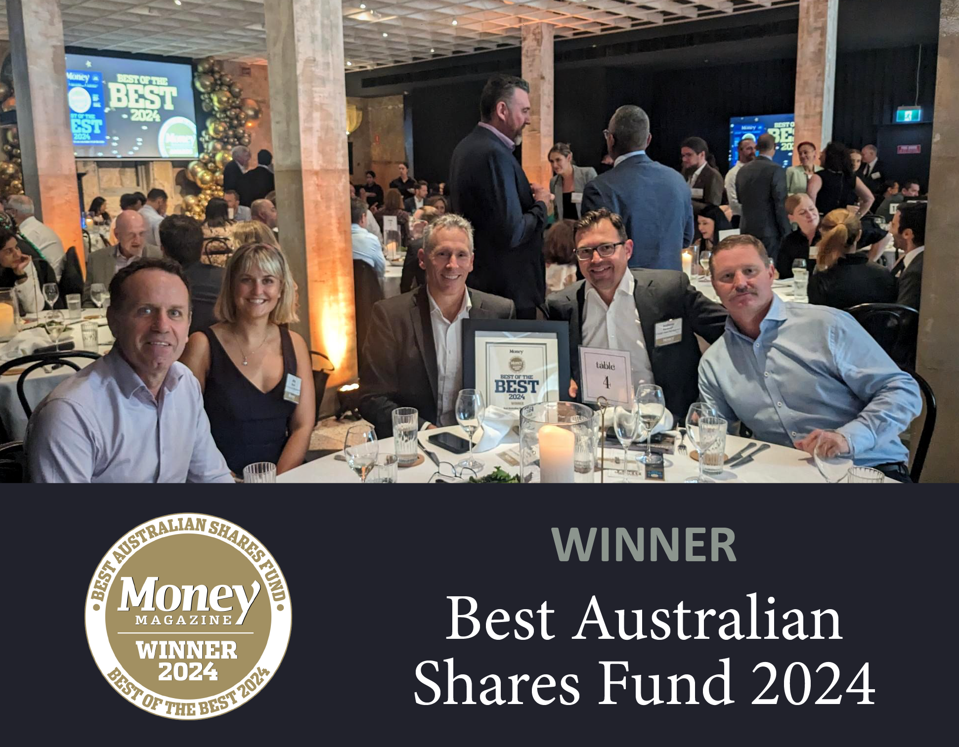Winner: Money magazine’s Best of the Best | Best Australian Shares Fund 2024