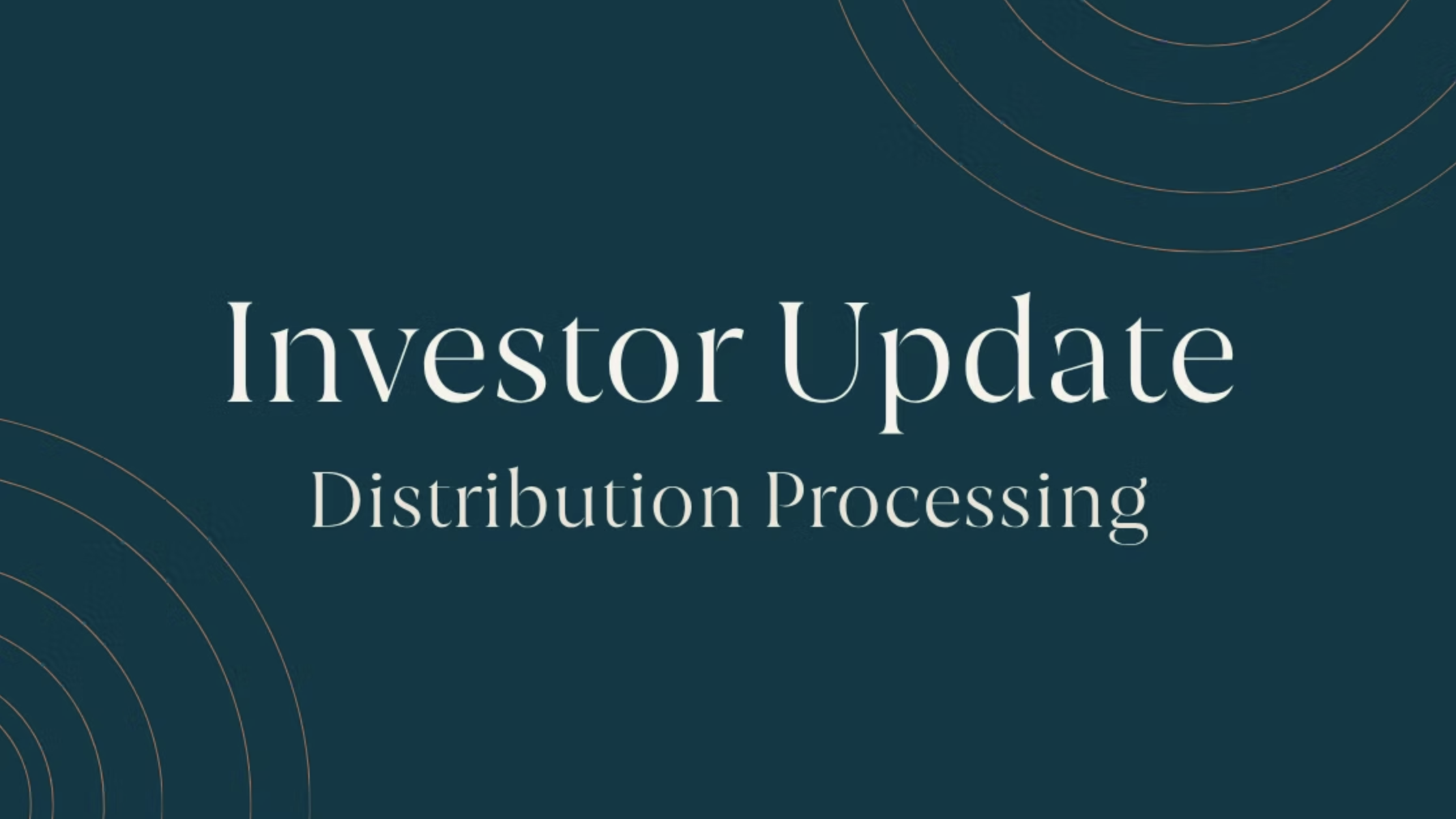 Information for investors | Financial Year End 2026