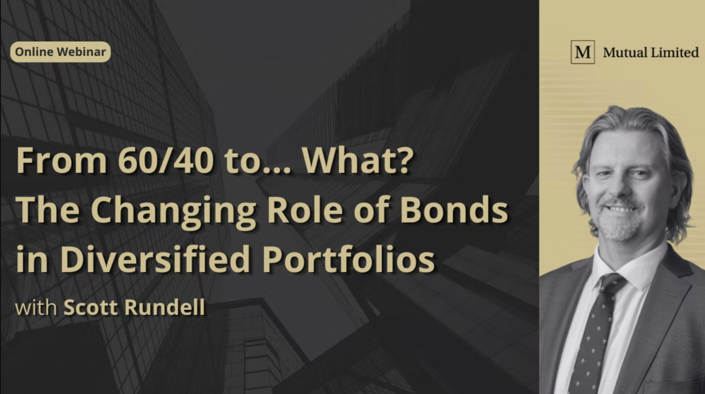 From 60/40 to … What? The Changing Role of Bonds in Diversified Portfolios